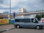 Бесплатный автобус Genser в пункт аренды автомобилей АрендаАвто-дзр на ул.Добролюбова